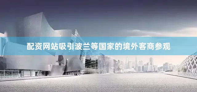 配资网站吸引波兰等国家的境外客商参观